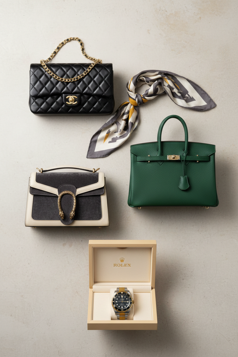 Designer Bags & Accessories