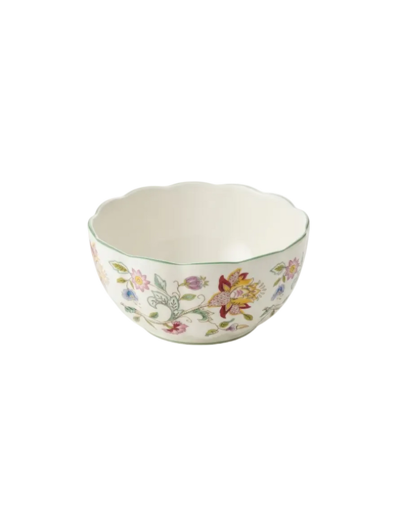 Minton "Haddon Hall" Bone China Scalloped Fluted Bowl - Made in England