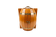 Vintage Mid-Century Modern Teak Barrel Wall Bar – Danish Style Liquor Cabinet