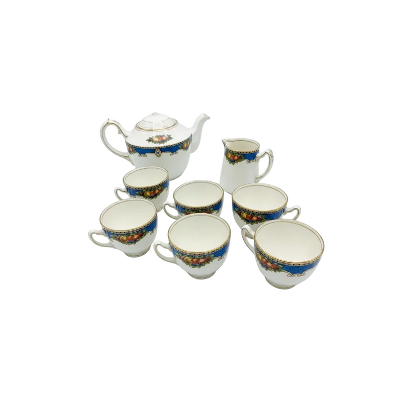 Rare Art Deco 1920s Eubank China Tea Set — John Martin & Co Adelaide | 9pc Fruit