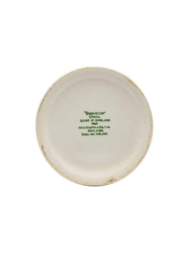 Antique Rubansco China Bowl — England for John Martin & Co. Adelaide | c.1924