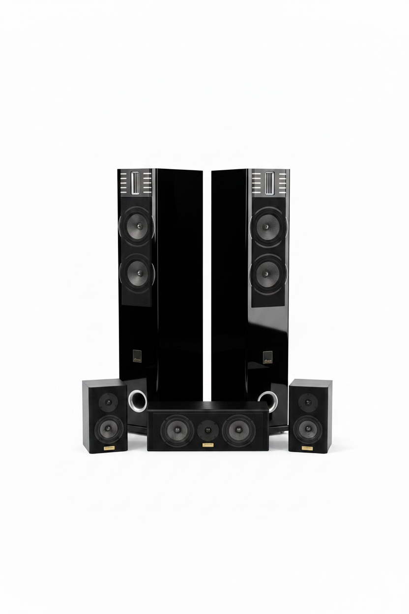 Larsén Acoustics Ortho-Acoustic Home Theatre Speaker Set
