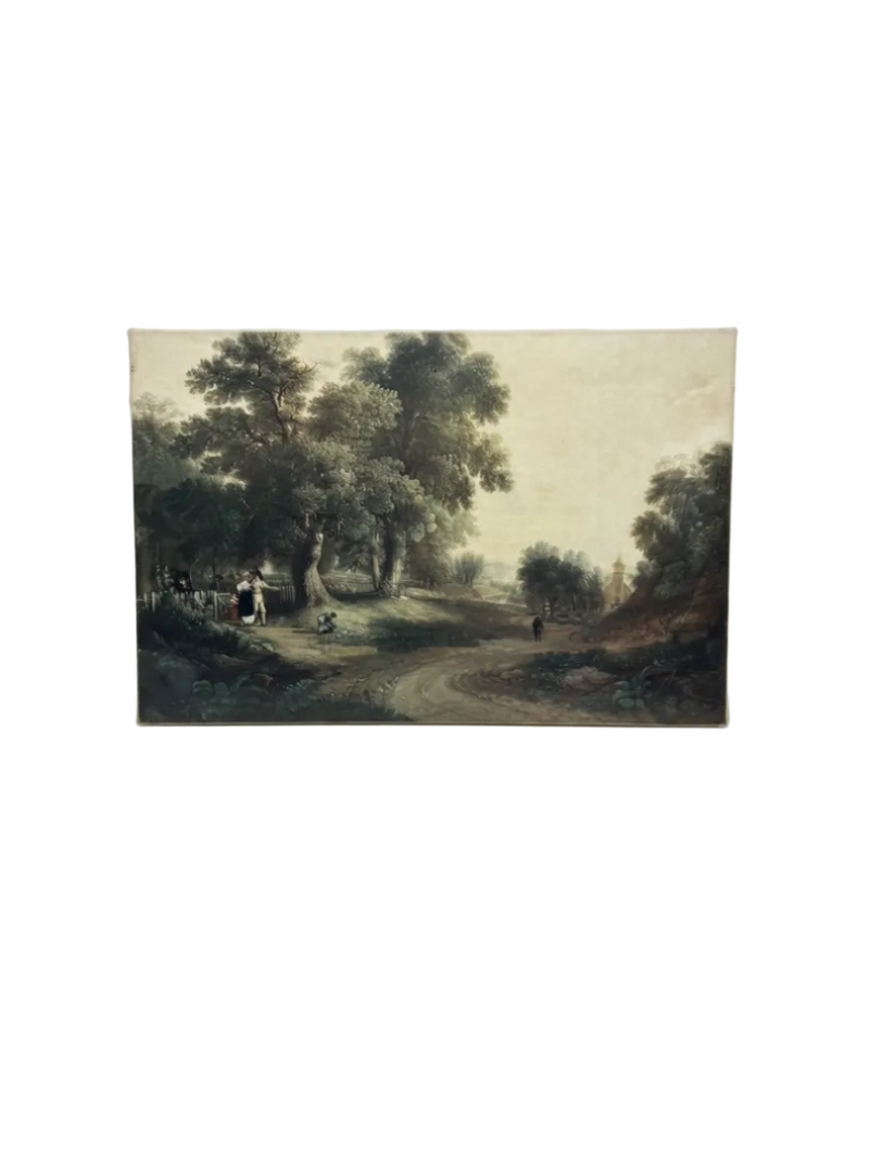 Asher B. Durand 'Sunday Morning' Framed Oleograph