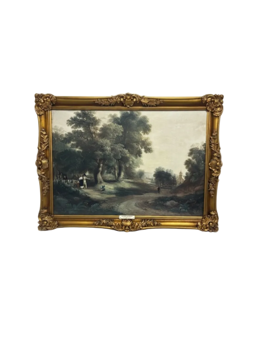 Asher B. Durand 'Sunday Morning' Framed Oleograph