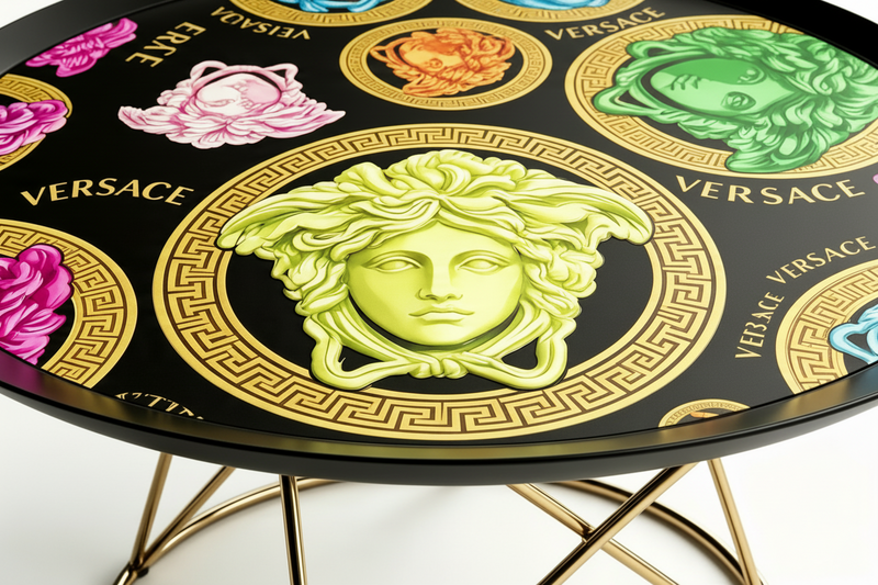 Set of 3 Designer Inspired Medusa Nesting Coffee Tables