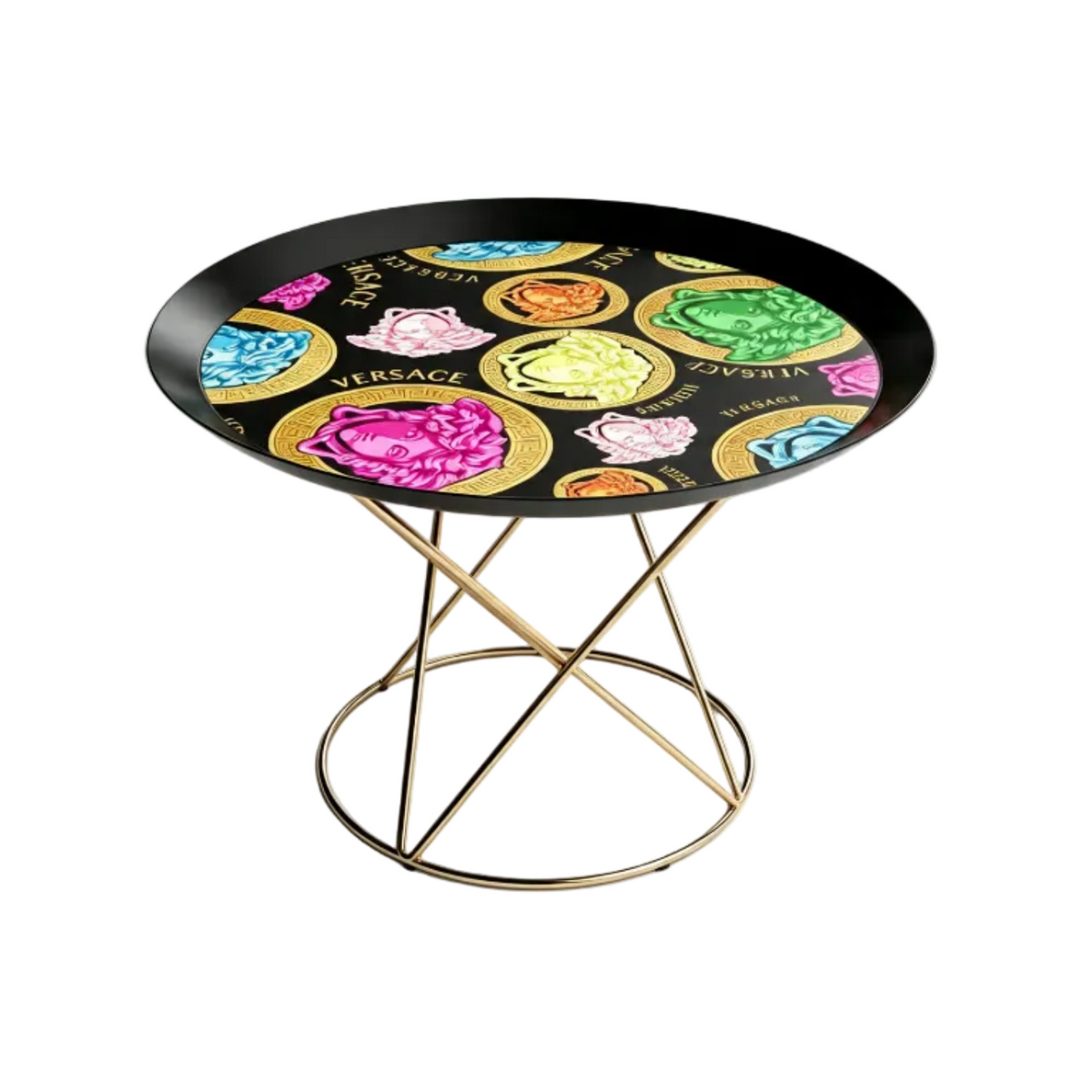 Set of 3 Designer Inspired Medusa Nesting Coffee Tables
