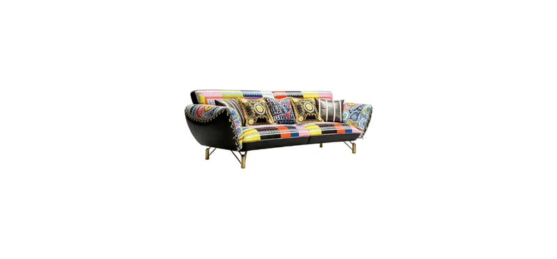 Designer Inspired 3 Seater Sofa Baroque Multicolour