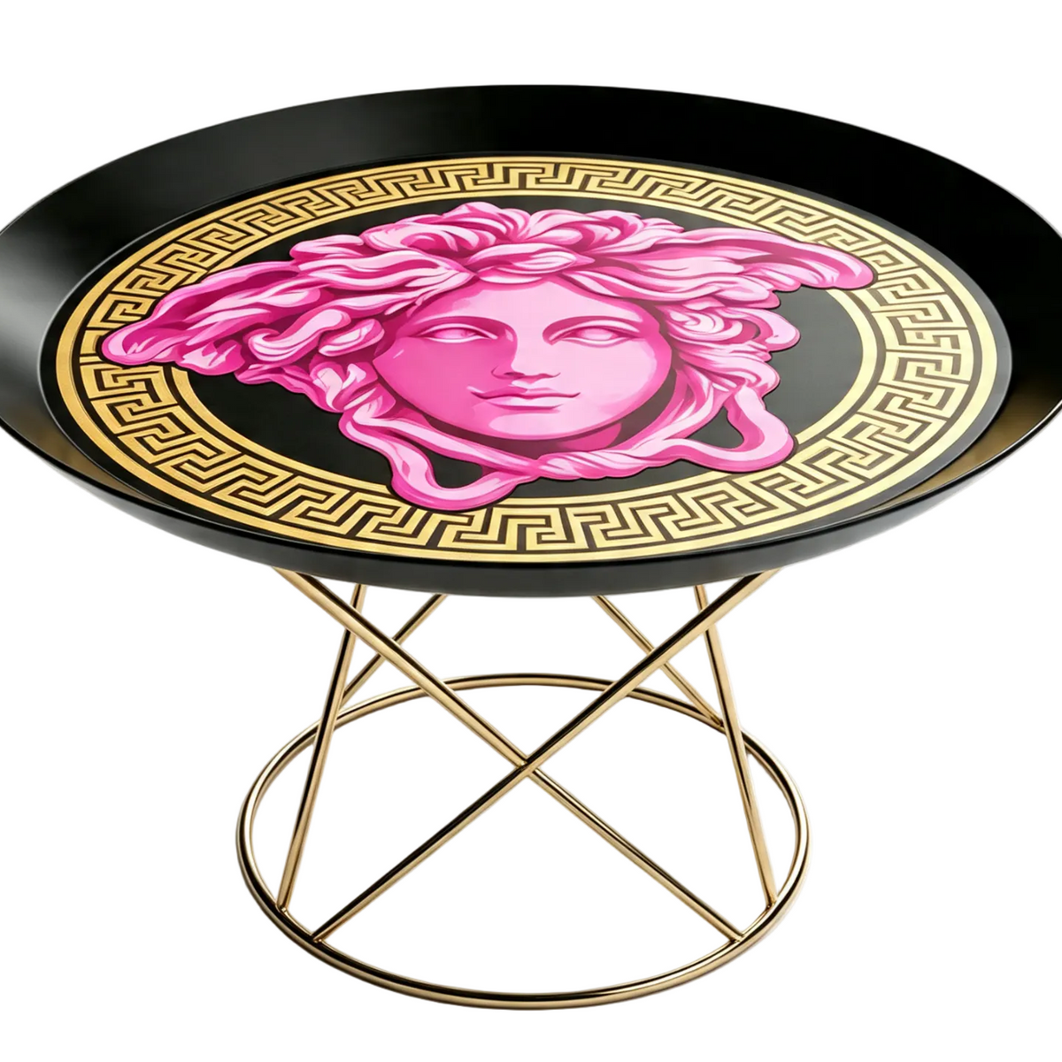 Set of 3 Designer Inspired Medusa Nesting Coffee Tables