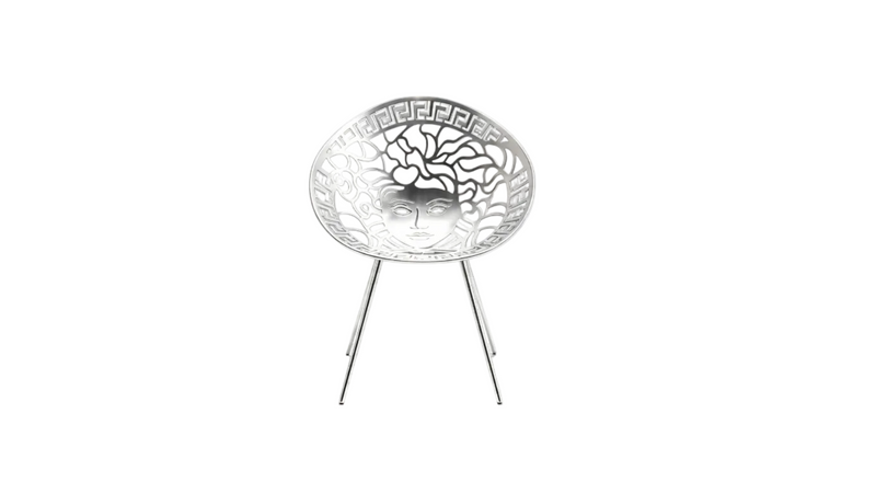 Medusa Chair Accent Armchair – Gold Silver Black White