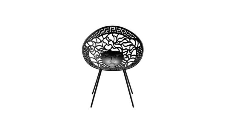 Medusa Chair Accent Armchair – Gold Silver Black White