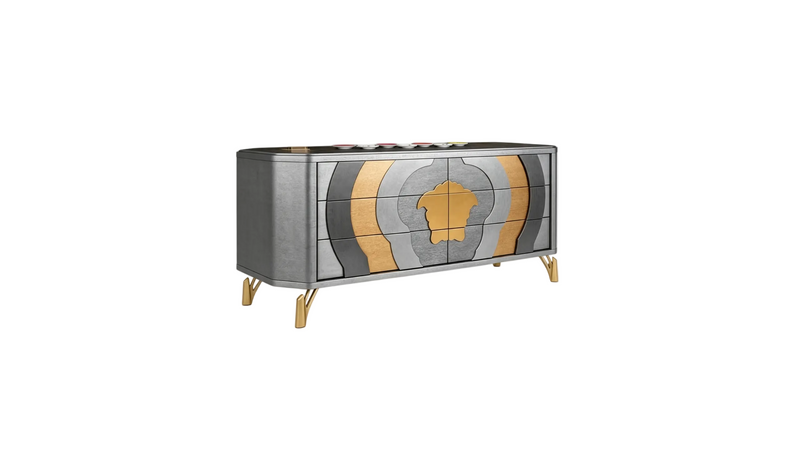 Designer Inspired Medusa Sideboard Buffet Credenza