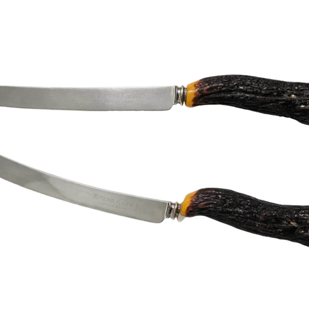 Sheffield Serrated Bread Knife with Stag Antler Handle