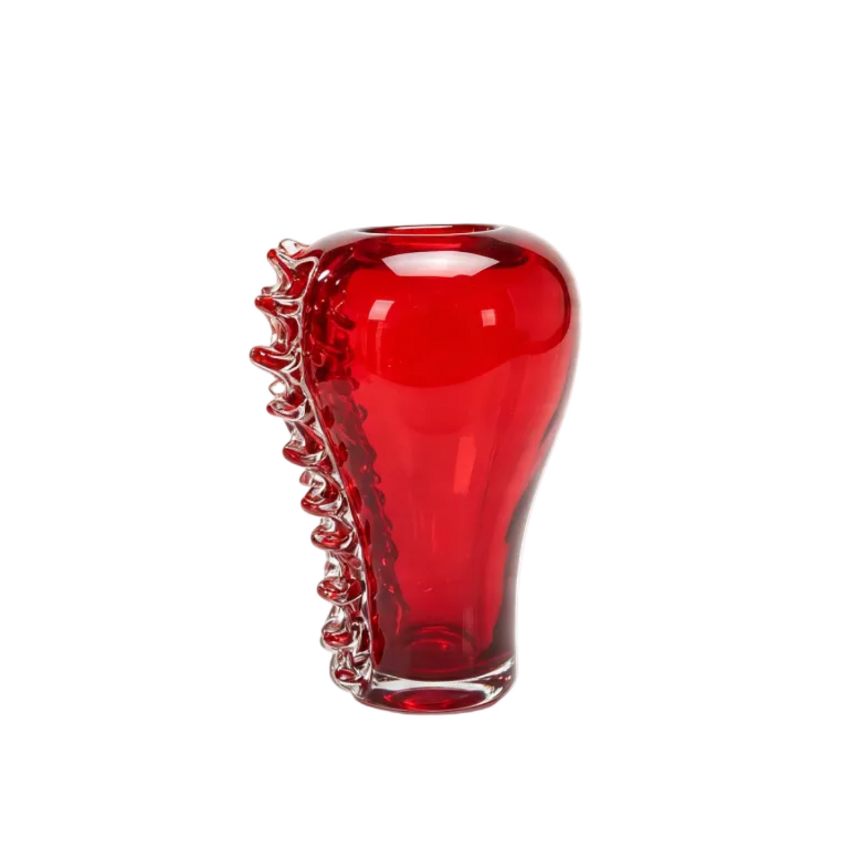 Rare Pavel Hlava Brain Vase — Czech Art Glass Crystalex 1968