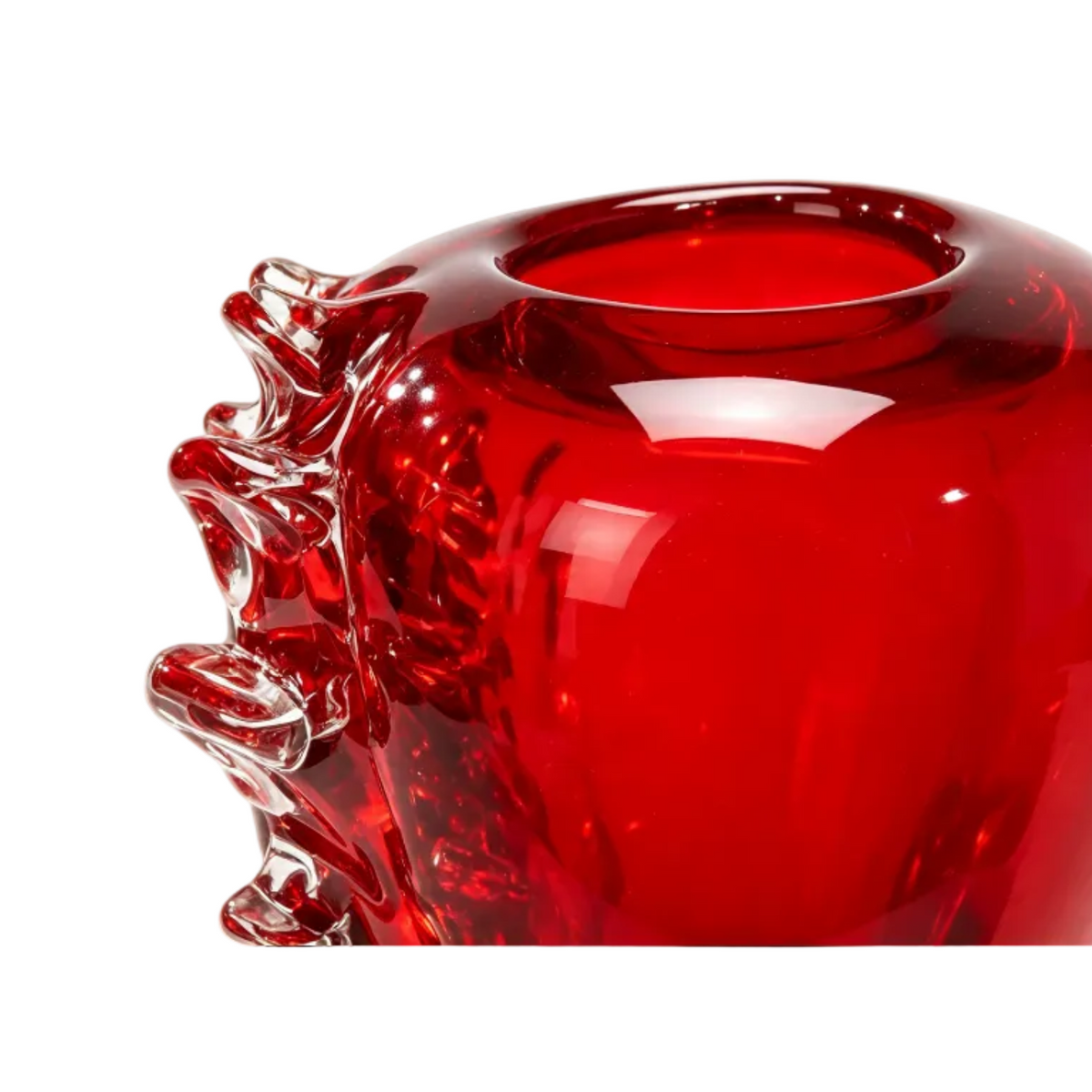 Rare Pavel Hlava Brain Vase — Czech Art Glass Crystalex 1968