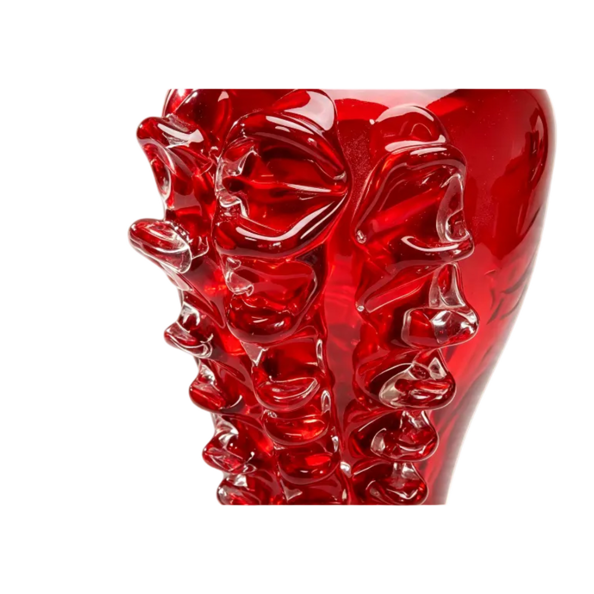 Rare Pavel Hlava Brain Vase — Czech Art Glass Crystalex 1968