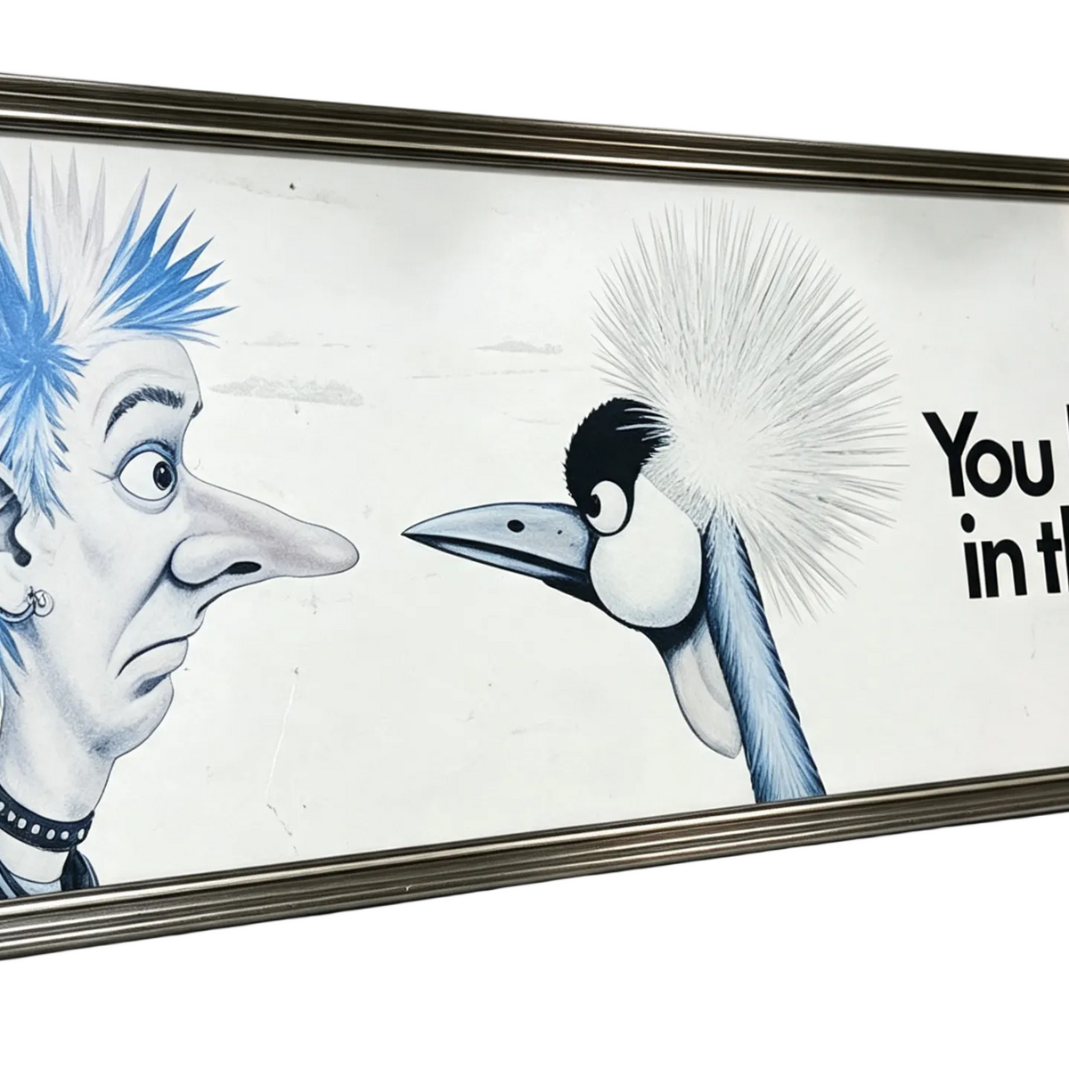 Pair Rare Vintage Melbourne Zoo Posters 'You Belong In The Zoo'