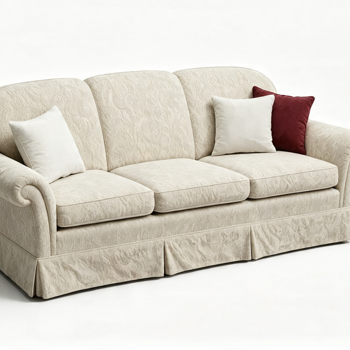 Moran Classics 3-Piece Lounge Suite in Cream Damask