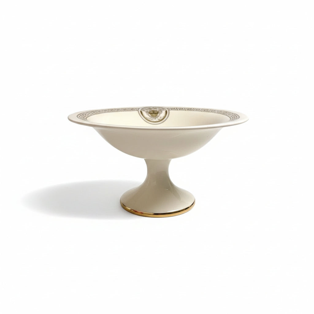 Medusa Greek Key - Collectible Fine China Fruit Bowl|286963305682