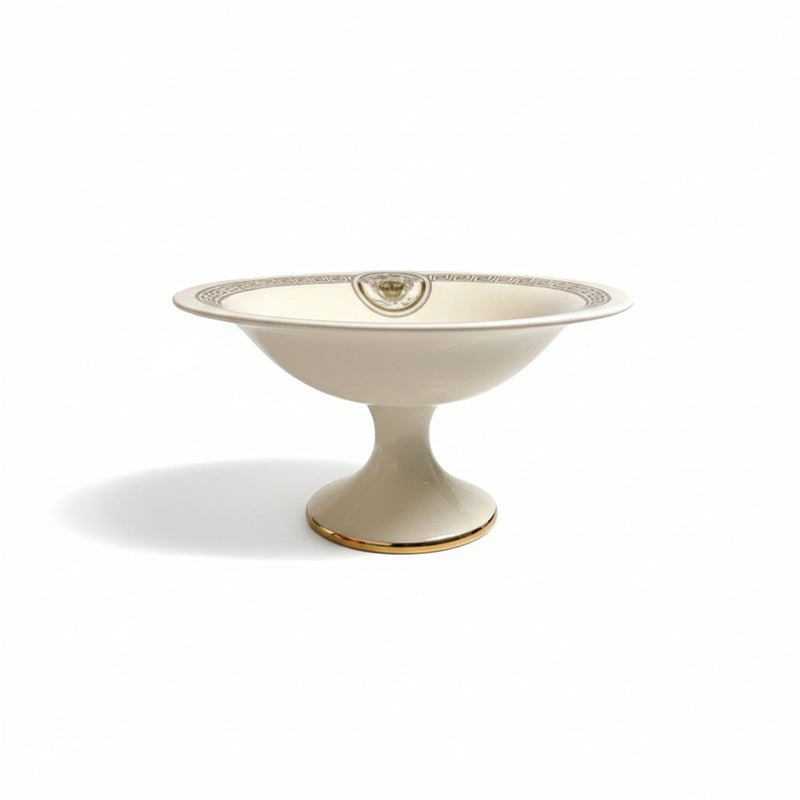 Medusa Greek Key - Collectible Fine China Fruit Bowl|286963305682