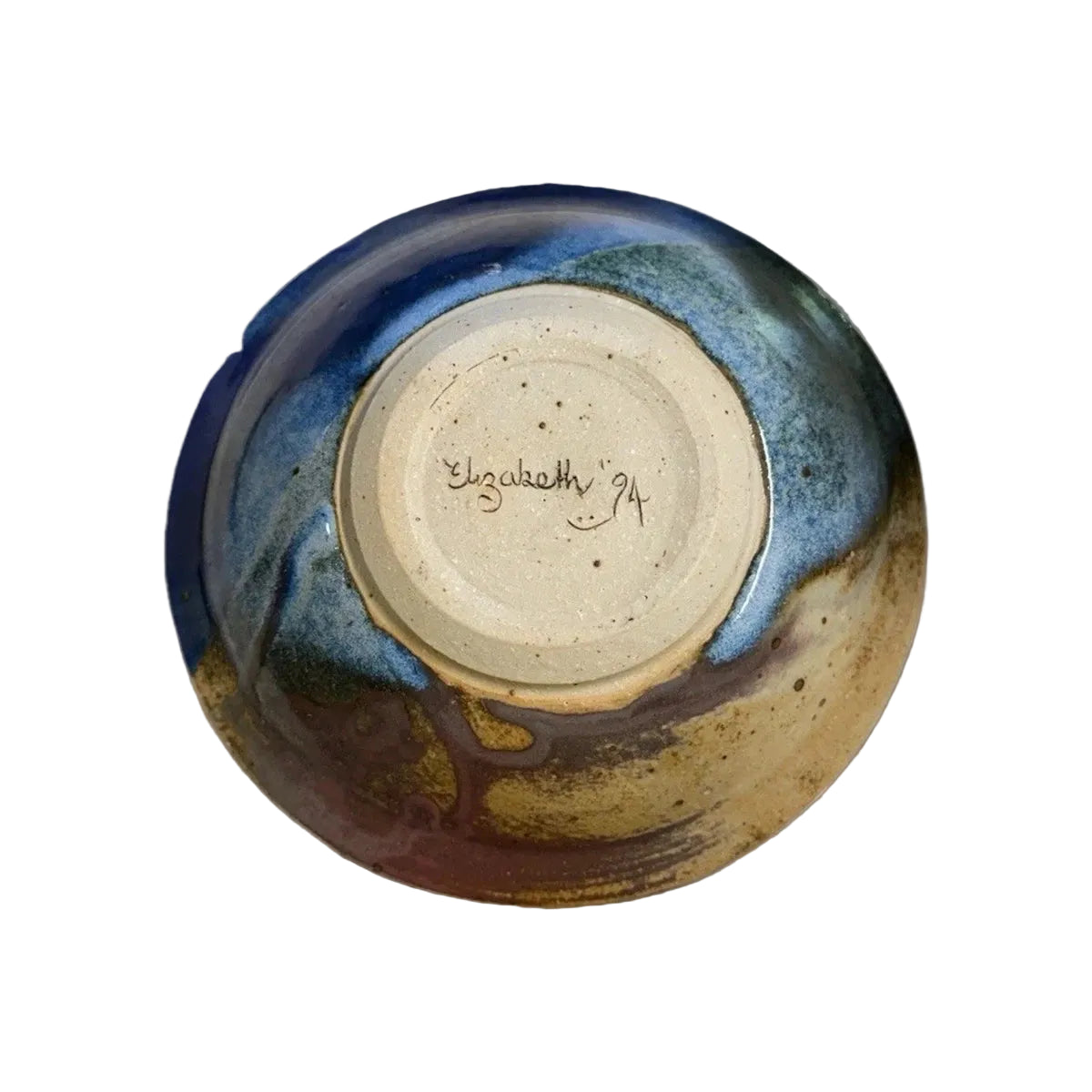 Studio Craft Pottery Bowl Signed By Elizabeth 94|286944150411