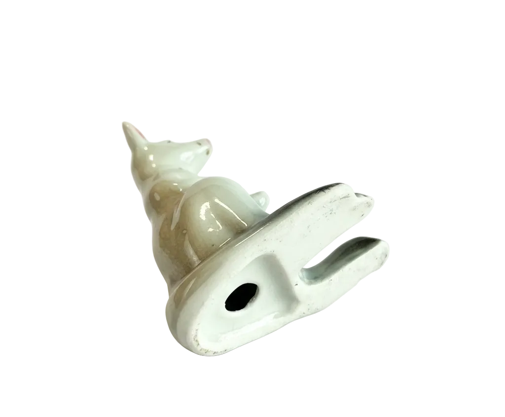 Vintage Ceramic Kangaroo & Joey Salt Shaker - Glossy Australiana Kitchenware|286886403780