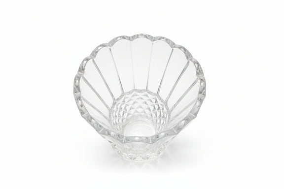 Genuine 25% Lead Crystal Clear Glass Vase Premium Diamond Cut Pattern|286917331083