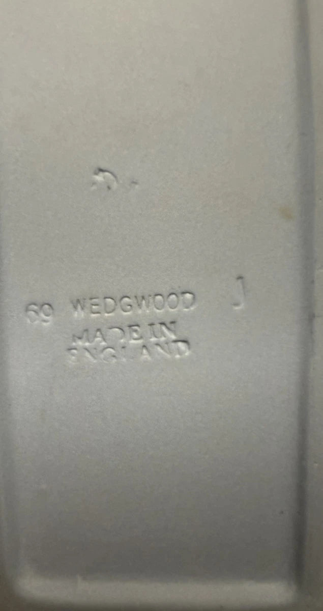 Wedgwood Jasperware Blue Trinket/ Jewelry Box- Classic Neoclassical Relief 1969|286906747003
