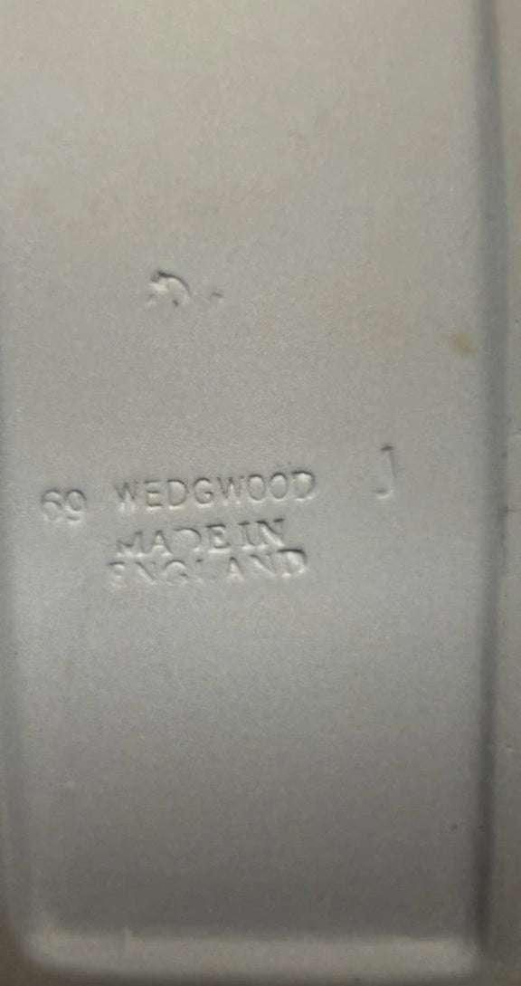 Wedgwood Jasperware Blue Trinket/ Jewelry Box- Classic Neoclassical Relief 1969|286906747003
