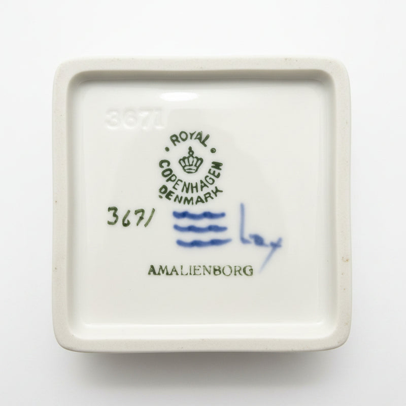 Vintage Royal Copenhagen AMALIENBORG Porcelain Dish / Pin Tray - 3671 Denmark|286879148567