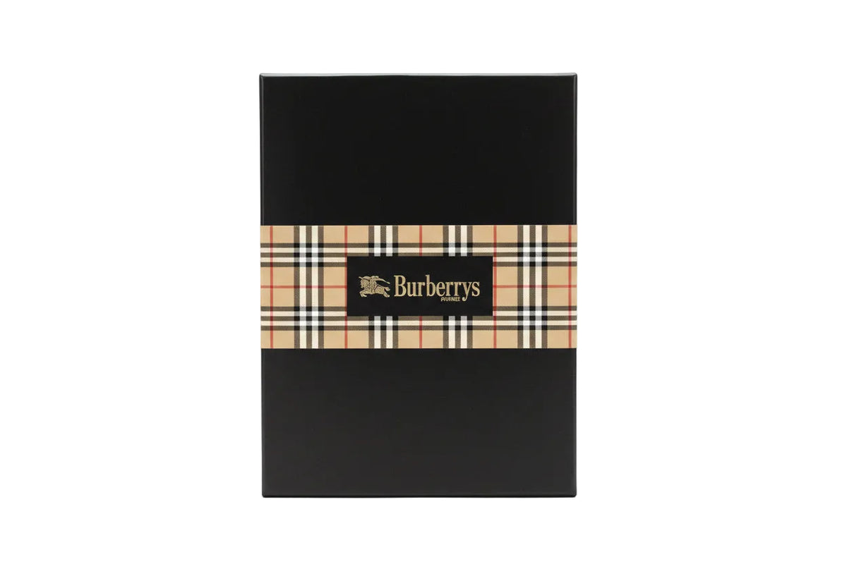 VINTAGE Burberrys of London 100% WOOL Blanket Throw Nova Check Tan Box NISHIKAWA|286968593202