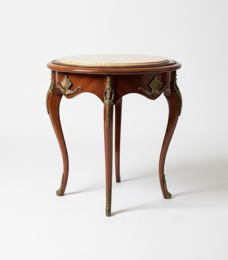 French Louis XV Style Marble-Top Guéridon|286925493542