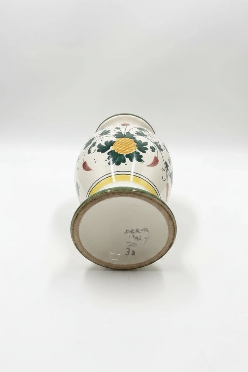 Vintage Deruta Italy Hand-Painted Majolica Decanter - Bird & Floral Pattern|286873275260