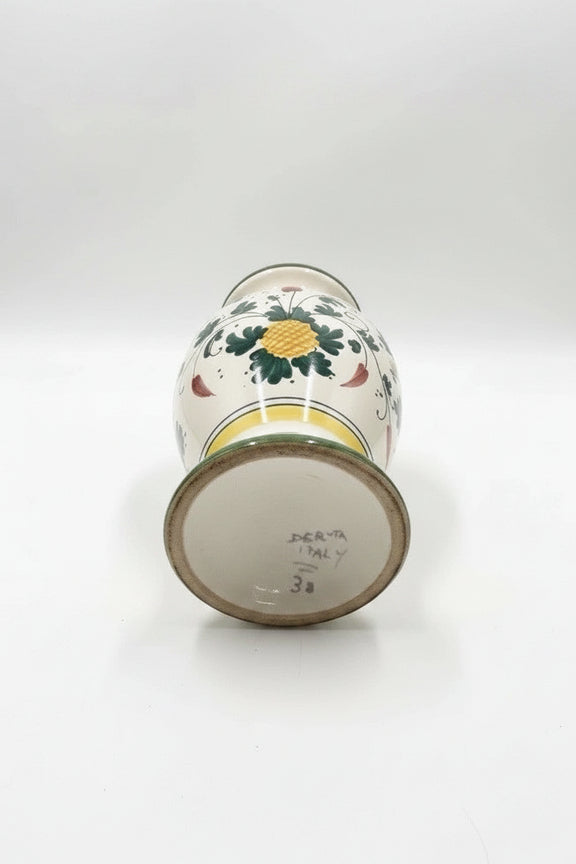 Vintage Deruta Italy Hand-Painted Majolica Decanter - Bird & Floral Pattern|286873275260