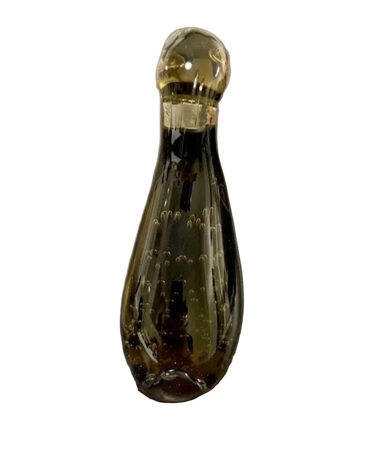 Vintage Murano Art Glass Bird Figurine - V. Nason & C. - Smoky Bullicante - 854g|286868484269
