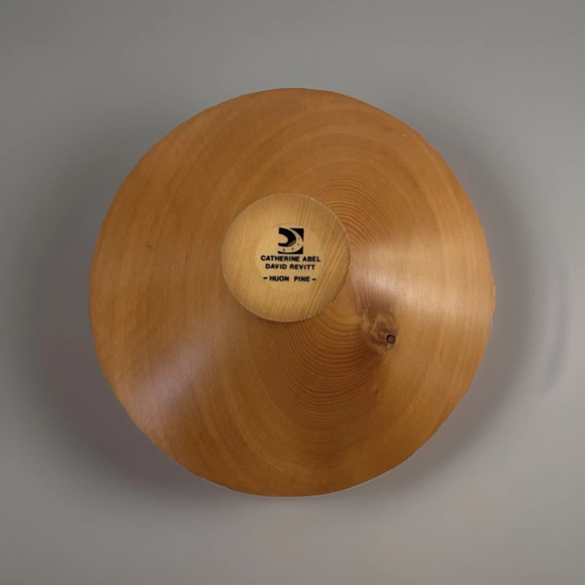 RARE VINTAGE CATHERINE ABEL & DAVID REVITT Huon Pine & Green Stone Star Bowl|286922808504