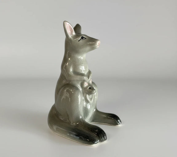 Vintage Ceramic Kangaroo And Joey Salt Shaker|287080510665