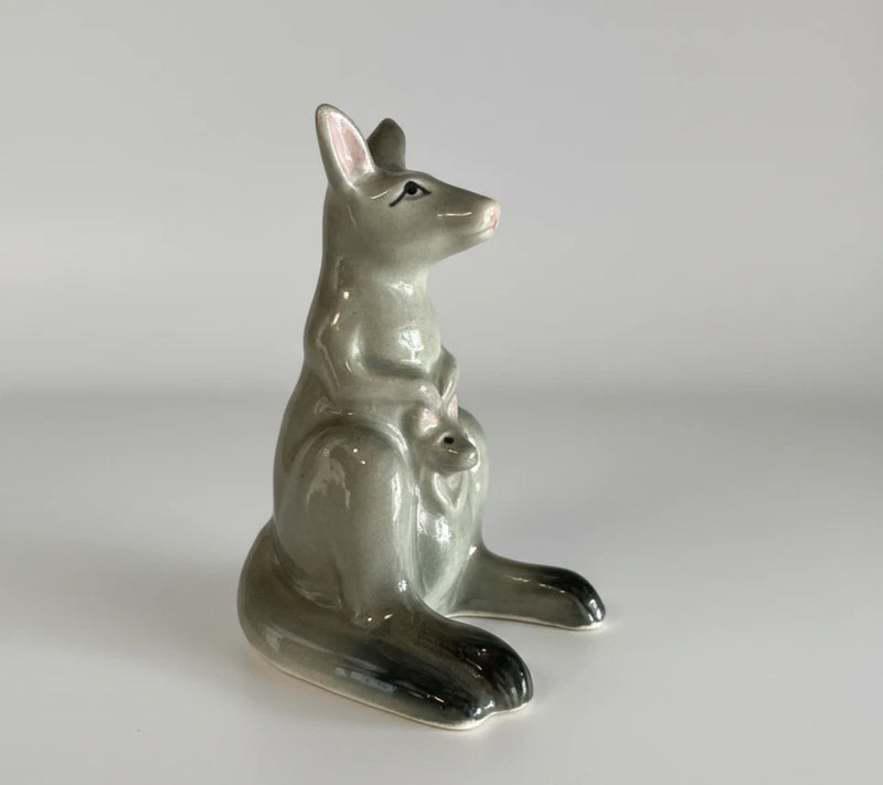 Vintage Ceramic Kangaroo And Joey Salt Shaker|287080510665