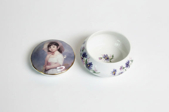 Trinket Box Vintage Staffordshire ENGLAND|286875487176