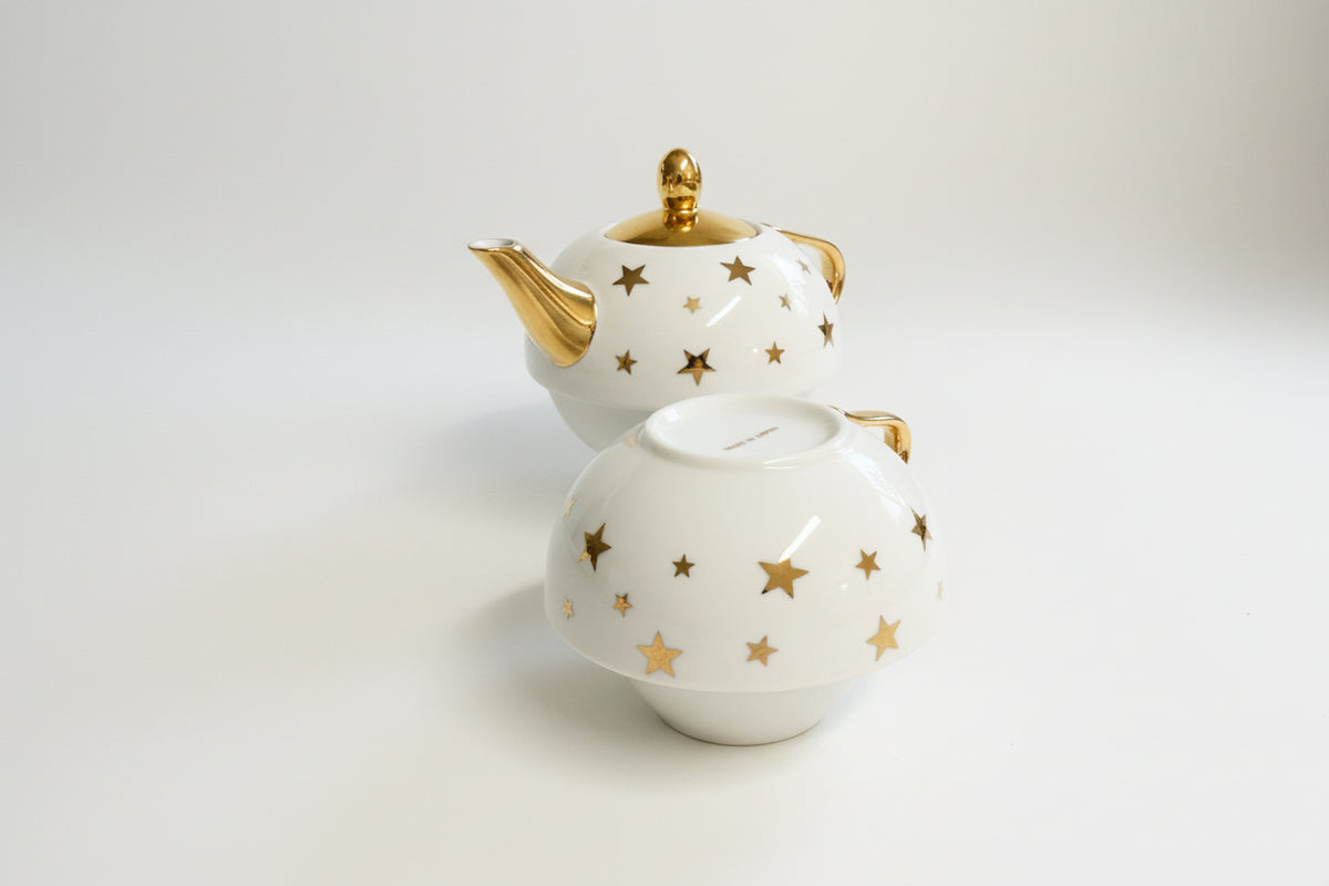Porcelain Japan Natural Wonders Nesting Teapot/Cup Vintage|286879080910