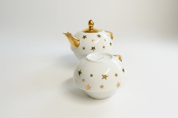 Porcelain Japan Natural Wonders Nesting Teapot/Cup Vintage|286879080910