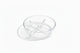 Vintage Royal Krona Sweden Divided Glass Serving Dish Bowl 4 Section MCM Scandi|286956493368