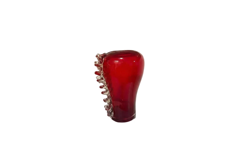 Rare Pavel Hlava Brain Vase Ruby Red Czech Art Glass Crystalex Borske Sklo 1968|286884856967