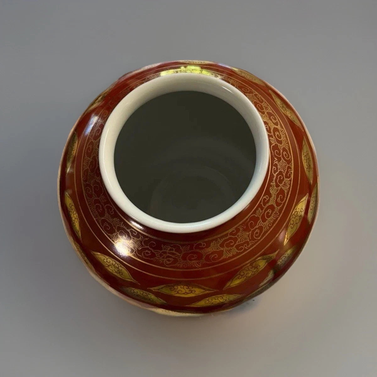 Rare Japanese Eiraku Kutani Style Vase Phoenix Dragon Gold Gilded Chinoiserie|286963274173