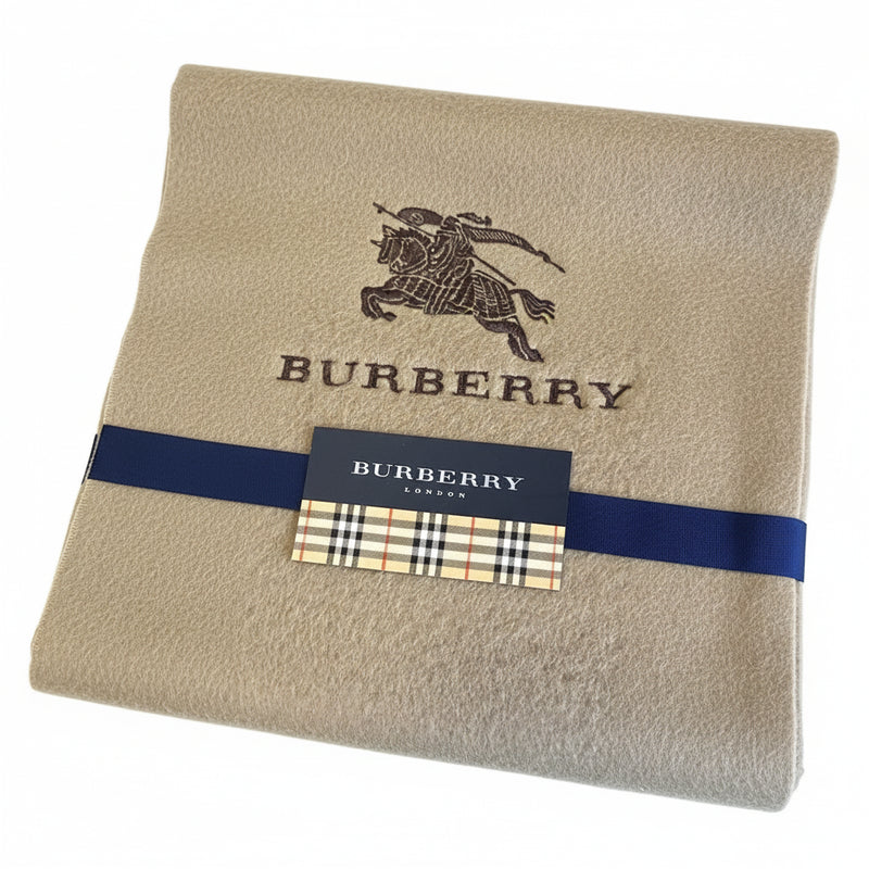 Rare Burberry London Wool Blanket Throw Tokyo Nishikawa Camel Boxed|286968588073