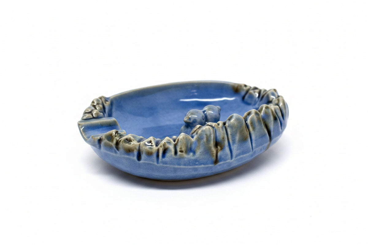 Art Pottery Penguin And Iceberg Ashtray|286851535655