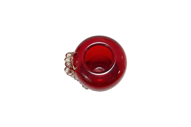 Rare Pavel Hlava Brain Vase Ruby Red Czech Art Glass Crystalex Borske Sklo 1968|286884856967