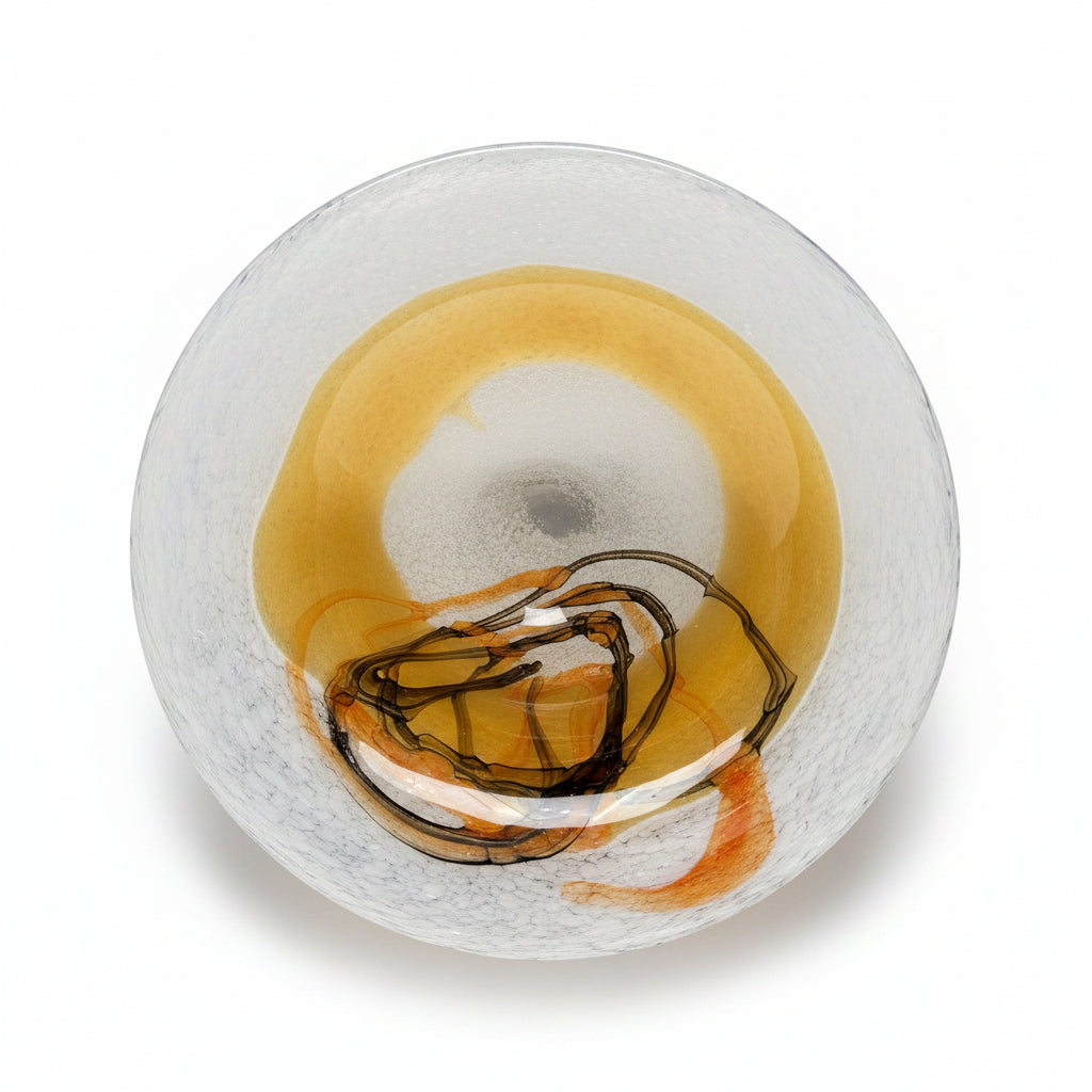 Murano Style Studio Glass Bowl Dish Centerpiece|286941035701