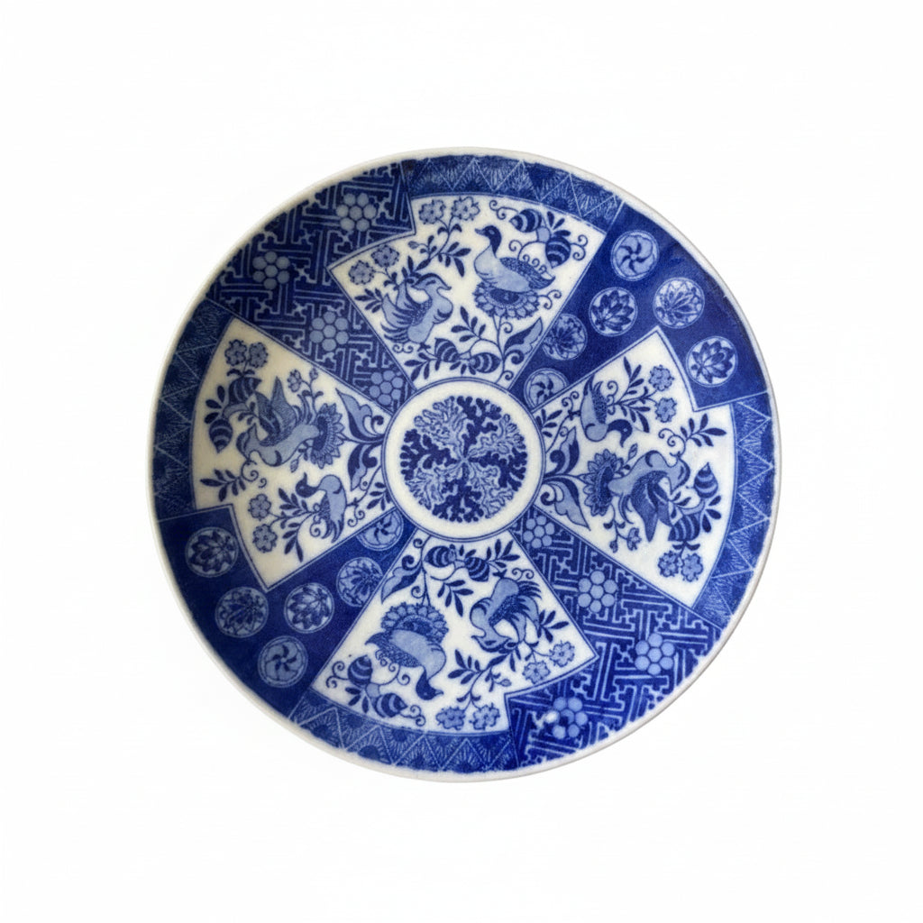 Exquisite Japanese Arita-Yaki Sometsuke Porcelain Plate|286920133326
