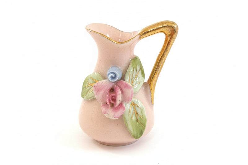 Vintage Hull Pottery Pink Porcelain Pitchers Miniature|286907644782