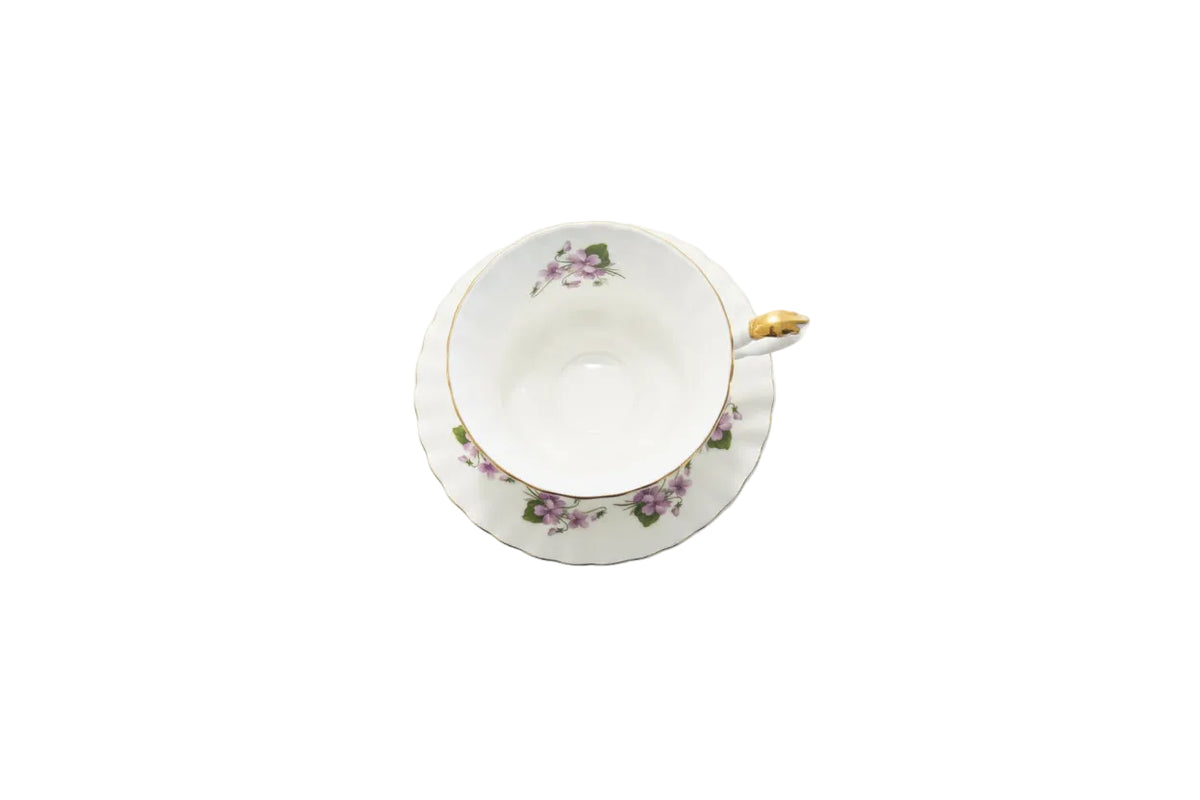 Royal Albert Purple Violet Teacup and Saucer | 4361|286894436141